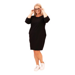 Sieviešu melnā kleita Self Sieviešu melnā kleita Self