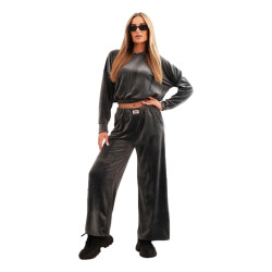 Sieviešu tumši pelēks samta komplekts Rizo Sieviešu tumši pelēks samta komplekts Rizo