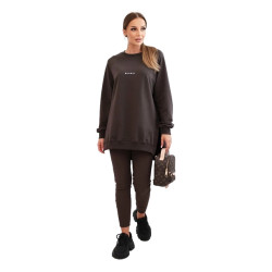 Sieviešu tumši brūns komplekts Minimal Sieviešu tumši brūns komplekts Minimal