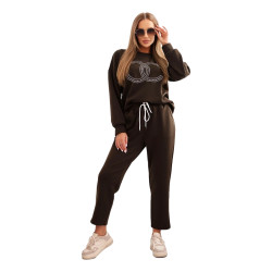 Sieviešu brūns komplekts Ring Sieviešu brūns komplekts Ring