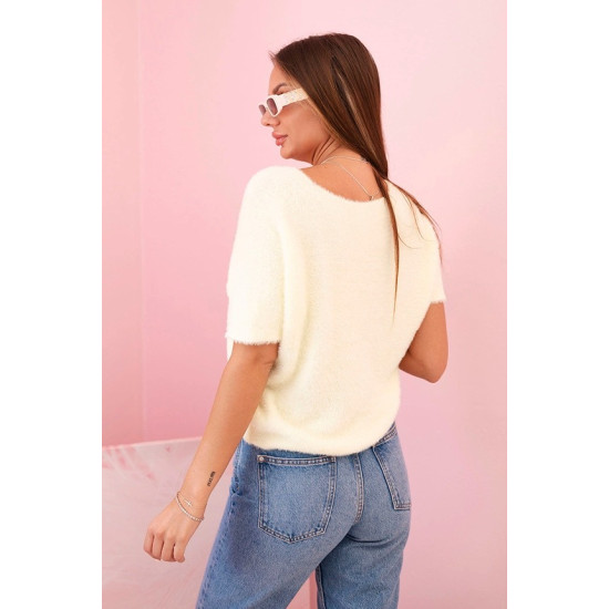 Sieviešu gaiši dzeltens džemperis Cloud Sieviešu džemperi