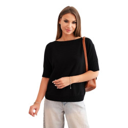 Sieviešu melns džemperis Aleta Sieviešu melns džemperis Aleta