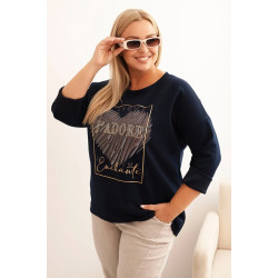 Sieviešu tumši zils džemperis Adore Sieviešu tumši zils džemperis Adore