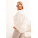 Sieviešu balts džemperis Adore Džemperi bez kapuciņiem