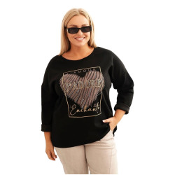 Sieviešu melns džemperis Adore Sieviešu melns džemperis Adore