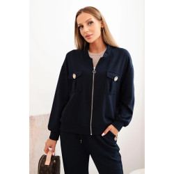 Sieviešu tumši zils komplekts Marbel Sieviešu tumši zils komplekts Marbel