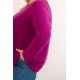Sieviešu violets džemperis Minos PLUS izmērs sievietēm