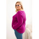 Sieviešu violets džemperis Minos PLUS izmērs sievietēm
