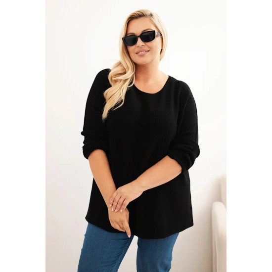 Sieviešu melns džemperis Minos Džemperi