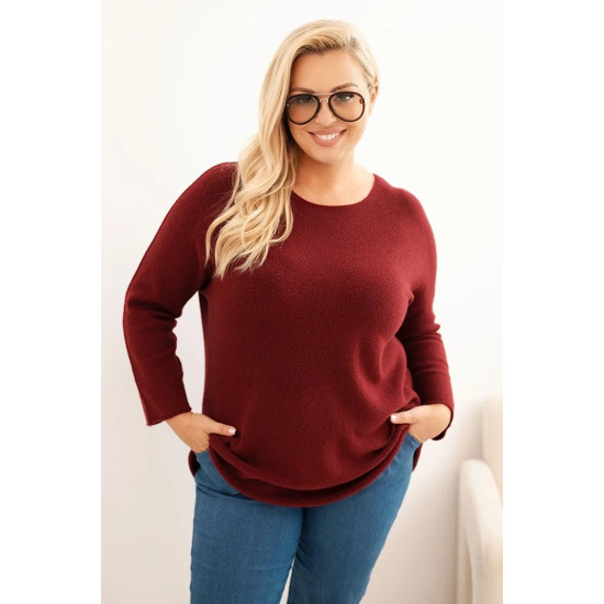 Sieviešu bordo džemperis Minos Džemperi