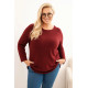 Sieviešu bordo džemperis Minos Džemperi