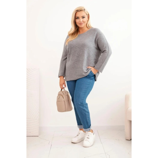 Sieviešu tumši brūns džemperis Minos Džemperi