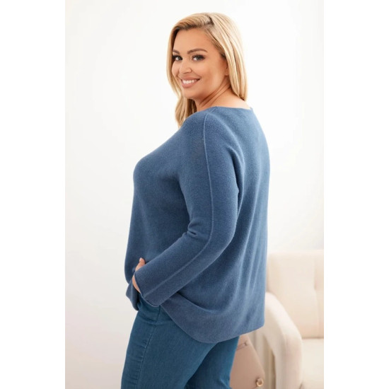 Sieviešu zils džemperis Minos Džemperi