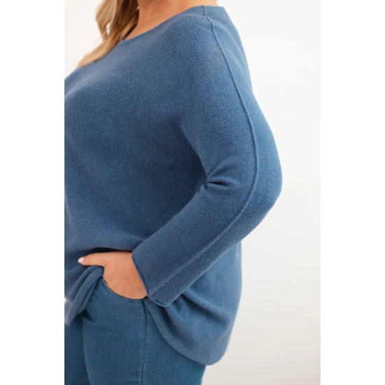 Sieviešu zils džemperis Minos Džemperi