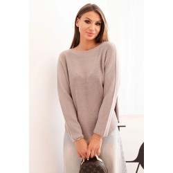 Sieviešu tumši brūns džemperis Romil Sieviešu tumši brūns džemperis Romil