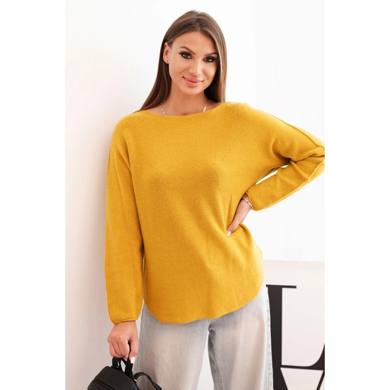 Sieviešu oranžais džemperis Romil Sieviešu džemperi