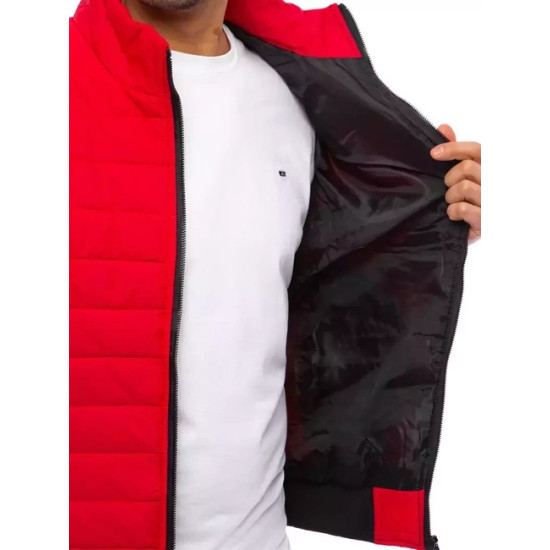 Vīriešu sarkana stepēta veste Lider JS/MY77 - Vīriešiem Vīriešu sarkana stepēta veste Lider Vestes