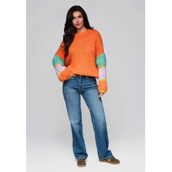 Sieviešu oranžs džemperis Bright Sieviešu oranžs džemperis Bright