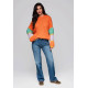 Sieviešu oranžs džemperis Bright Džemperi