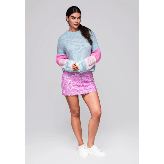 Sieviešu gaiši zils džemperis Bright Džemperi