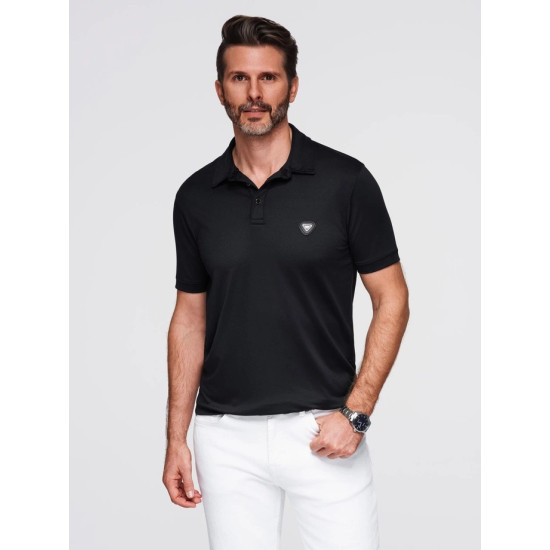 Vīriešu melns polo krekliņš Exim POLO T-krekls