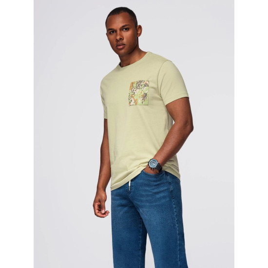 Vīriešu gaiši zaļš T-krekls David T-krekls