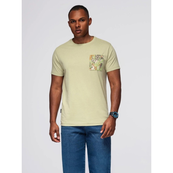 Vīriešu gaiši zaļš T-krekls David T-krekls