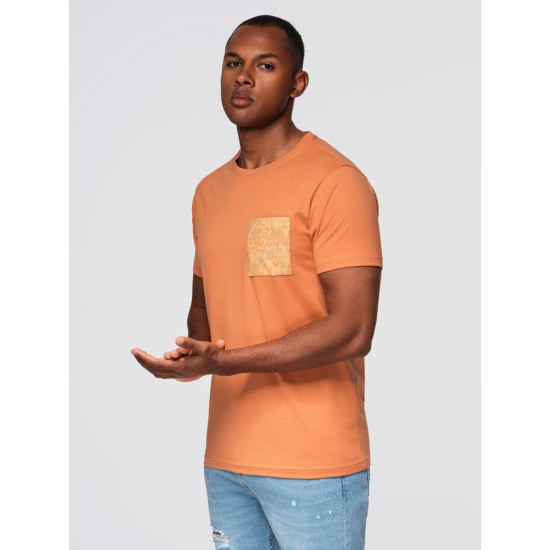 Oranžs vīriešu T-krekls David T-krekls