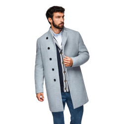 Vīriešu pelēks mētelis Adre