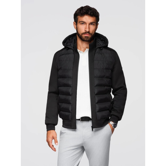 Vīriešu melna jaka Marly Vīriešu jakas un mēteļi