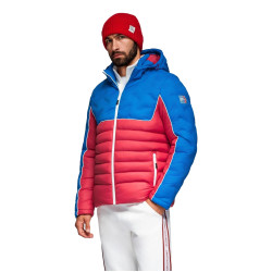 Vīriešu sarkanā/zilā ziemas jaka Flam