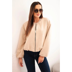 Sieviešu brūna jaka Skaiv