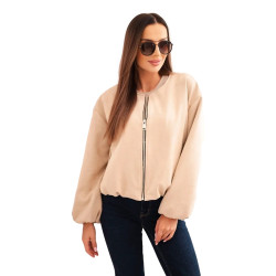 Sieviešu brūna jaka Skaiv