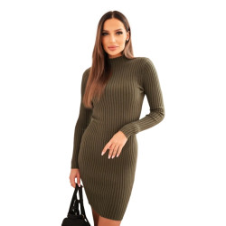 Sieviešu haki krāsas kleita Laris