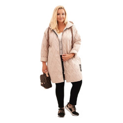 Sieviešu gaiši brūna jaka Hope