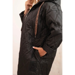 Sieviešu melna jaka Hope