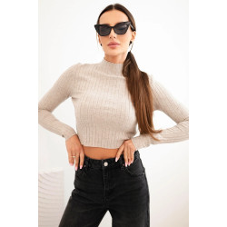 Sieviešu blūze brūnā krāsā Belin