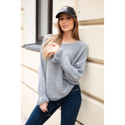 Sieviešu pelēks džemperis Aidina Sieviešu pelēks džemperis Aidina