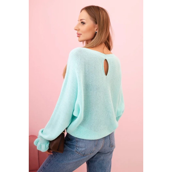 Sieviešu piparmētru džemperis Aidina Sieviešu džemperi