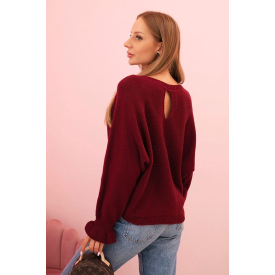 Sieviešu bordo džemperis Aidina Sieviešu džemperi