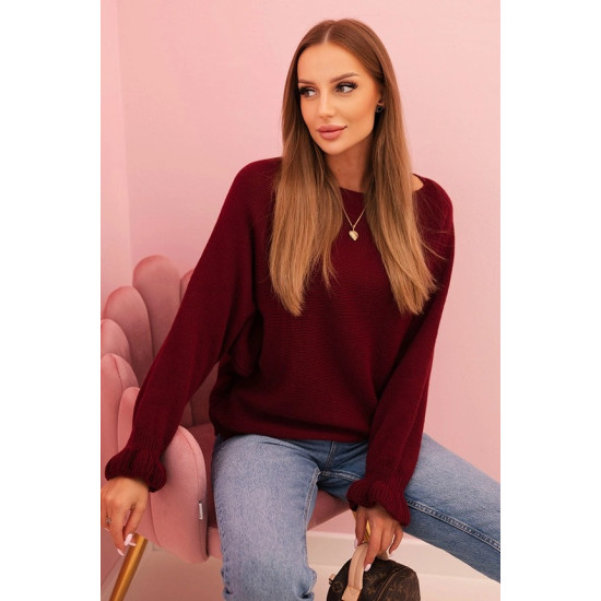 Sieviešu bordo džemperis Aidina Sieviešu džemperi