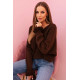 Sieviešu brūns kardigāns Aidina Sieviešu džemperi