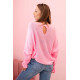 Sieviešu rozā jaka Aidina Sieviešu džemperi