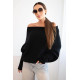 Sieviešu melns džemperis Anit Sieviešu džemperi