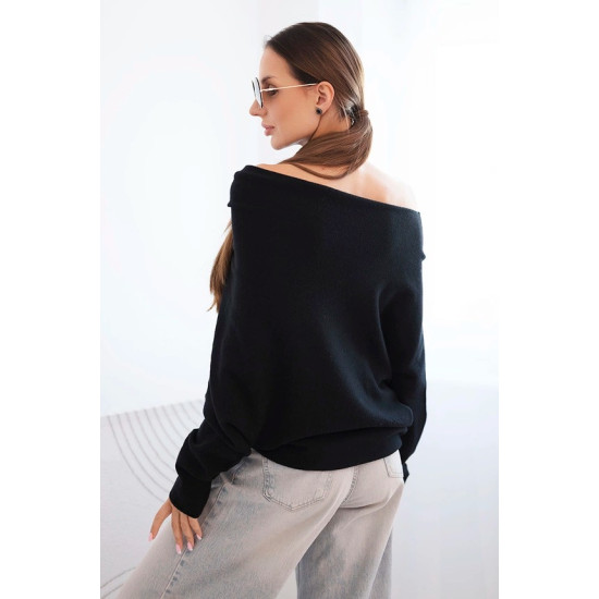 Sieviešu melns džemperis Anit Sieviešu džemperi
