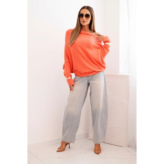 Sieviešu oranžs džemperis Anit Sieviešu džemperi