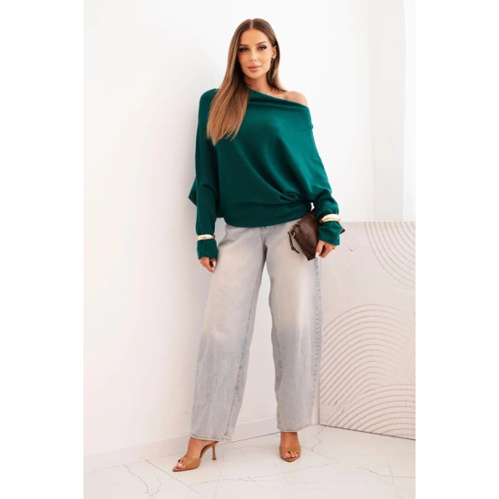 Sieviešu zaļš džemperis Anit Sieviešu džemperi