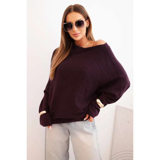 Sieviešu violetais džemperis Anita. Sieviešu džemperi