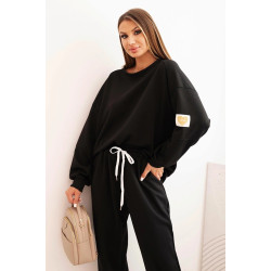 Sieviešu melns ikdienas komplekts Isabel