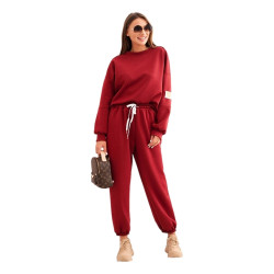 Sieviešu bordo krāsas ikdienas komplekts Isabel